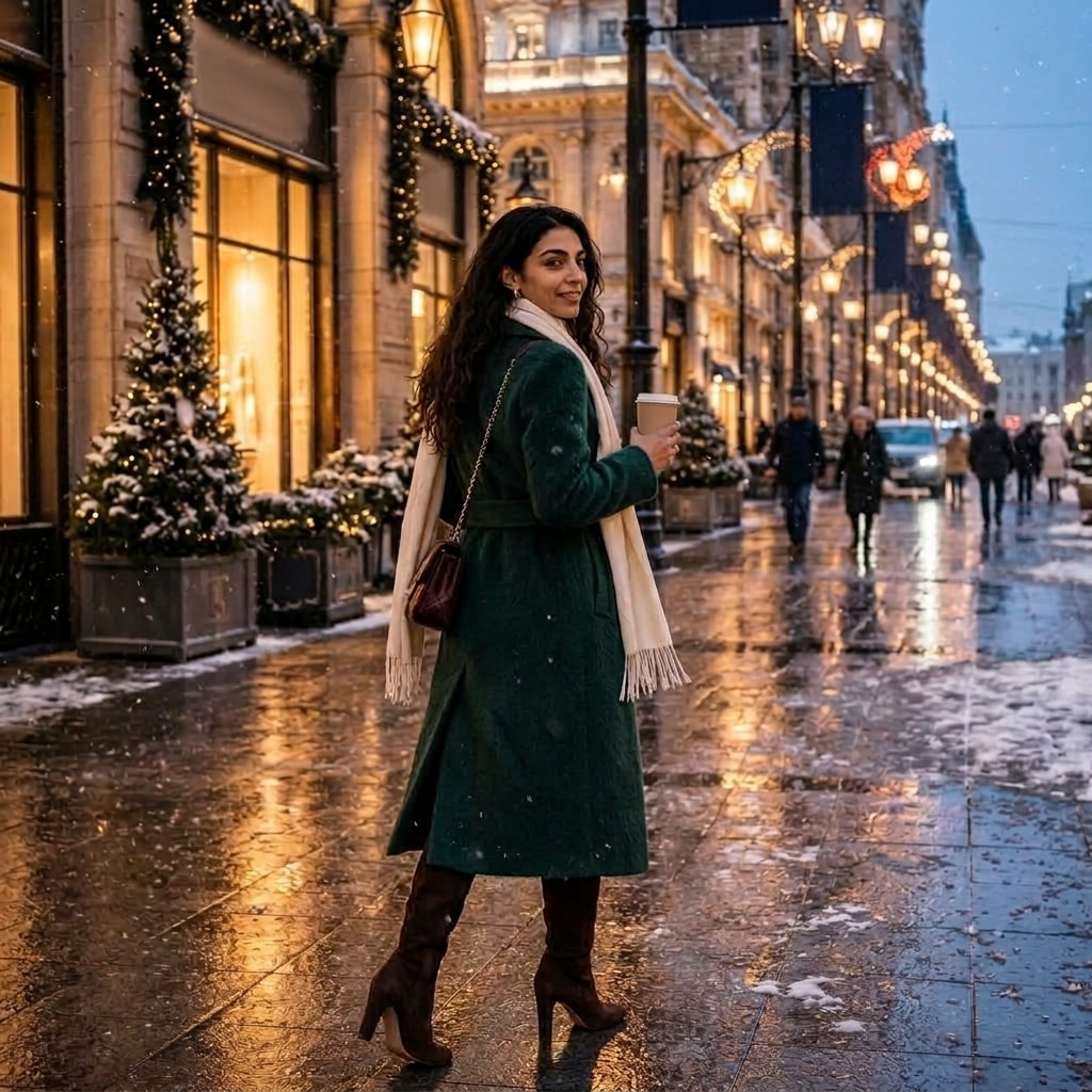 Кружится на улице